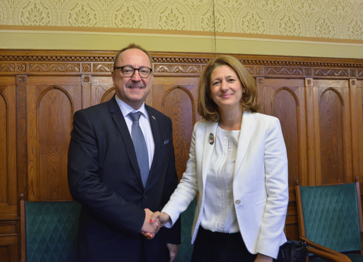 Председателят на Комисията по външна политика Джема Грозданова е на двудневно работно посещение в Будапеща