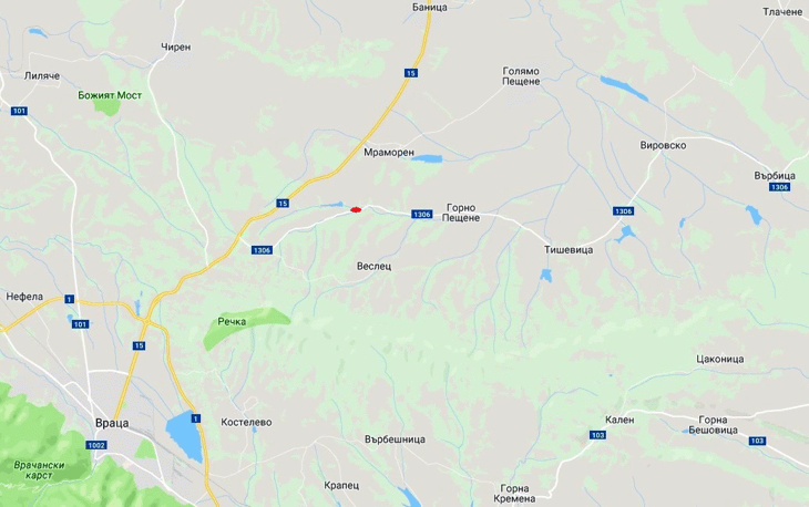 АПИ стартира търгове за укрепване на свлачището на път III-1306 в района на с. Горно Пещене