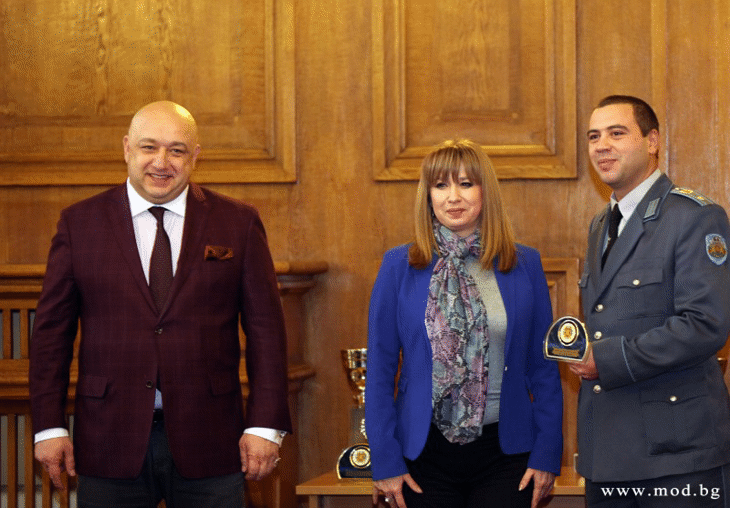 Десетте най-добри военни спортисти за 2016 година бяха наградени