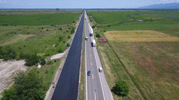 В събота завършва ремонтът в платното за Бургас на 8 км от АМ „Тракия“ в област Пазарджик