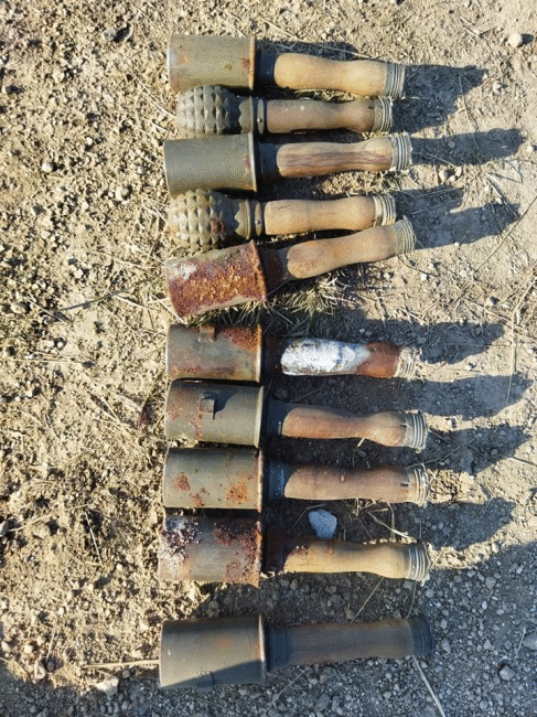 Специализиран екип от Националния военен университет унищожи невзривени боеприпаси