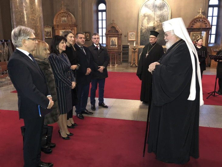 Председателят на Народното събрание Цвета Караянчева и водената от нея парламентарна делегация разговаряха с архиепископа на Хелзинки и цяла Финландия Негово Високопреосвещенство Лео