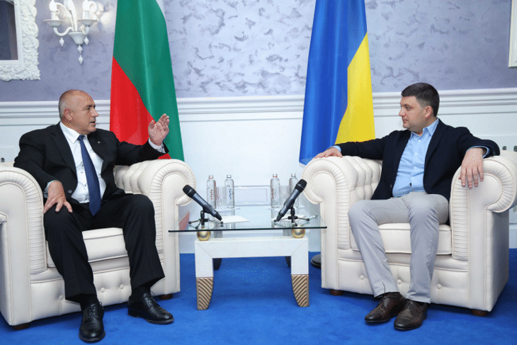 Премиерът Бойко Борисов проведе среща с министър-председателя на Украйна Володимир Гройсман