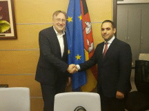 Министър Караниколов се срещна с председателя на Комисията по международна търговия на Европейския парламент