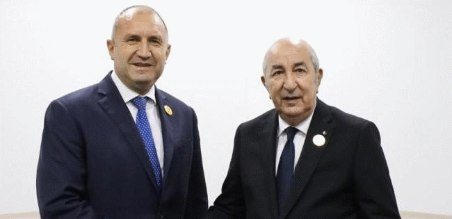 Румен Радев: България високо цени ролята на Алжир като фактор на стабилност в региона на Северна Африка и Средиземно море Румен Радев: България високо цени ролята на Алжир като фактор на стабилност в региона на Северна Африка и Средиземно море
