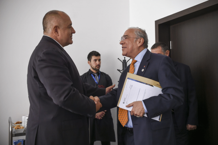 Премиерът Борисов и Анхел Гурия обсъдиха действията на България за присъединяване към ОИСР