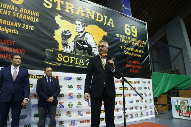 Главният секретар на ММС Асен Марков участва в откриването на международния боксов турнир „Странджа“