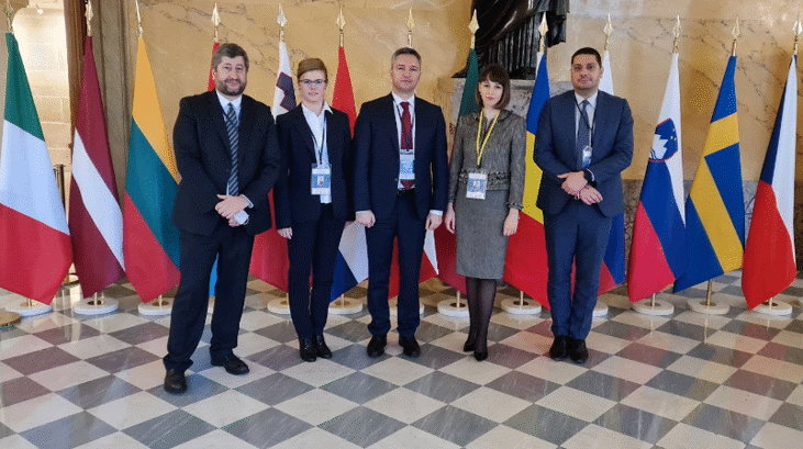 Парламентарна делегация от състава на Комисията по въпросите на Европейския съюз взе участие в пленарната сесия на КОСАК