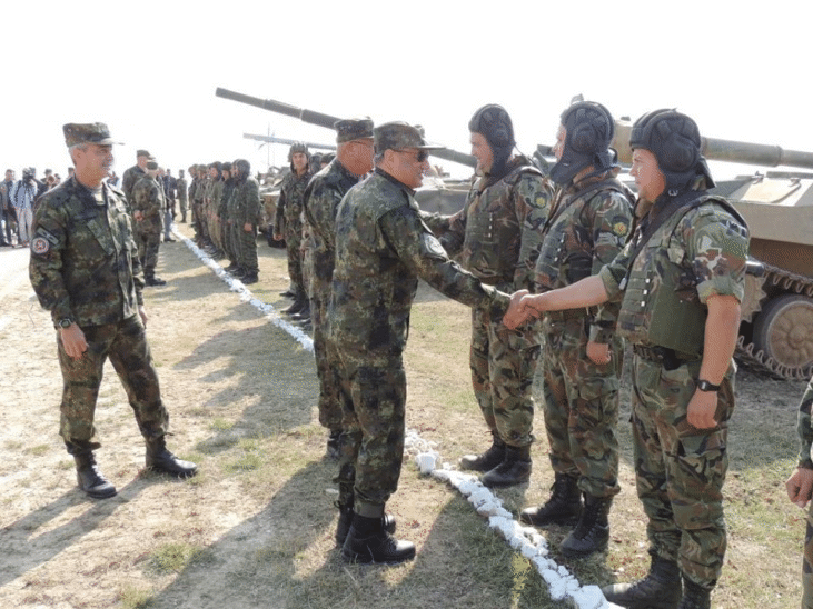 Военнослужещите от Сухопътните войски показаха висок дух и професионализъм на тактическото учение с бойни стрелби  „Ответен удар – 2018 г.”