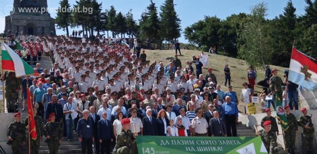 Вицепрезидентът на Шипка: Не може да има разделение в паметта българска. Тя е съединение