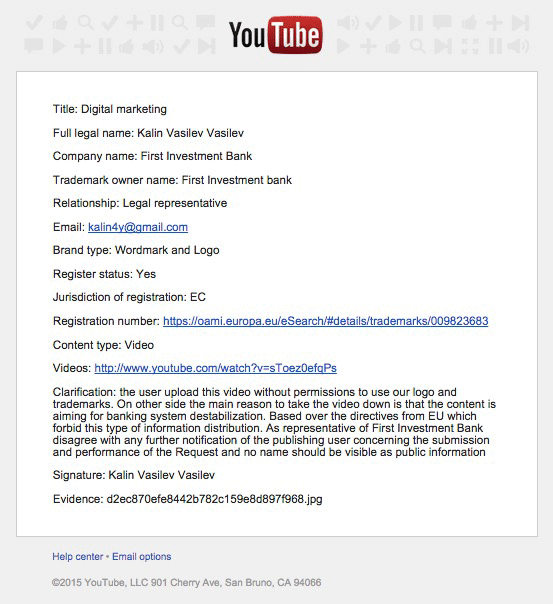 Професионален трол на ПИБ се разкри с оплакване до YouTube срещу видео на Биволъ