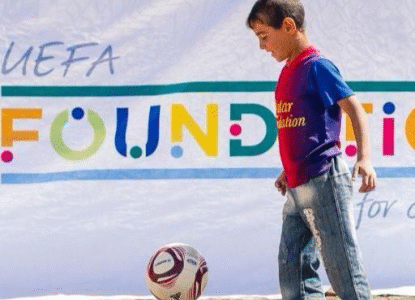 УЕФА с 12 нови проекта в полза на децата в неравностойно положение
