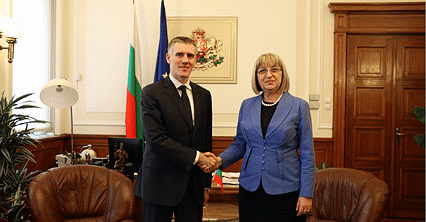 Председателят на Народното събрание Цецка Цачева разговаря с вицепремиера на Черна гора Игор Лукшич