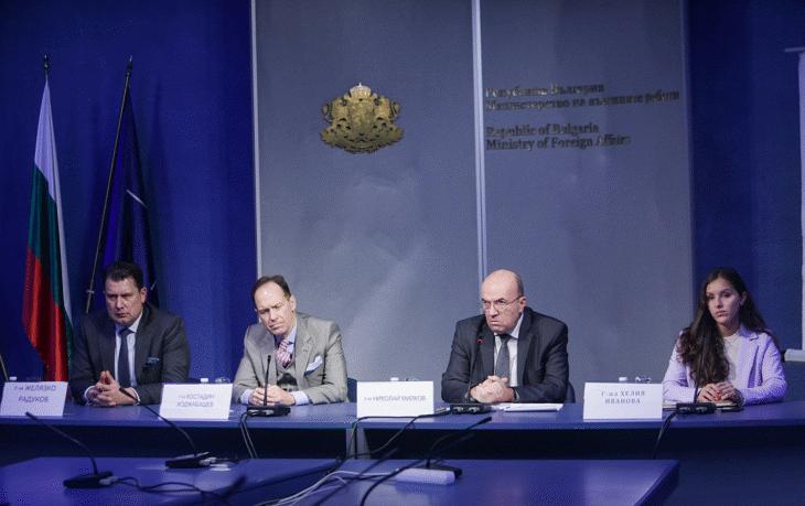 Министър Николай Милков представи актуална информация за работата на МВнР на пресконференция за медиите