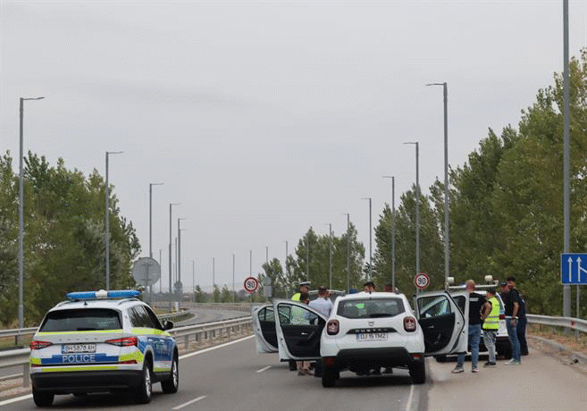 Съвместно учение по линия на трансграничното сътрудничество проведоха полицаи ОДМВР-Видин и община Долж Румъния
