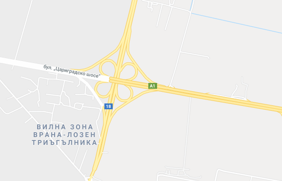 Възстановено е движението по всички пътни връзки при кръстовището на Софийския околовръстен път и АМ "Тракия"