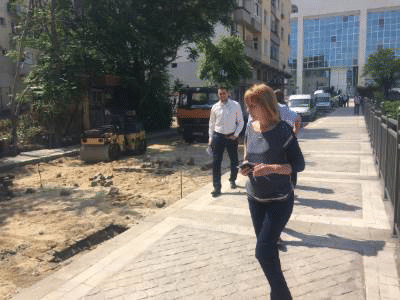 След ремонта ул."Вашингтон" между ул."Трапезица" и ул."Пиротска" ще бъде пешеходна зона