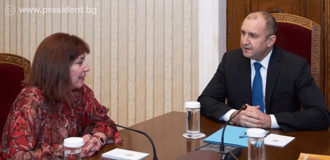 Президентът Румен Радев се срещна с главния инспектор в ИВСС Теодора Точкова