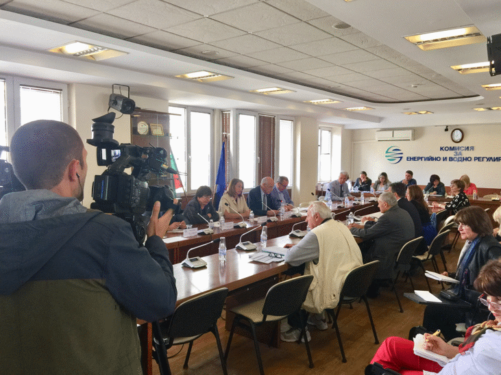 КЕВР ПРОВЕДЕ ОТКРИТО ЗАСЕДАНИЕ ВЪВ ВРЪЗКА СЪС ЗАЯВЛЕНИЕТО НА "БУЛГАРГАЗ" ЕАД ЗА ЦЕНА НА ПРИРОДНИЯ ГАЗ ЗА ІІІ-ТО ТРИМЕСЕЧИЕ НА 2018 г.