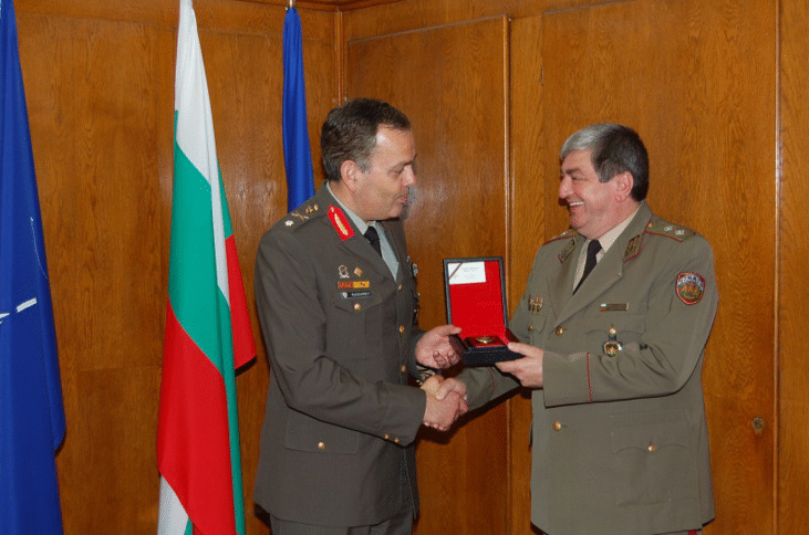 Заместник-началникът на отбраната генерал-майор Йордан Йорданов се срещна с новия аташе по отбраната на Република  Гърция у нас  полковник Христос Глинос