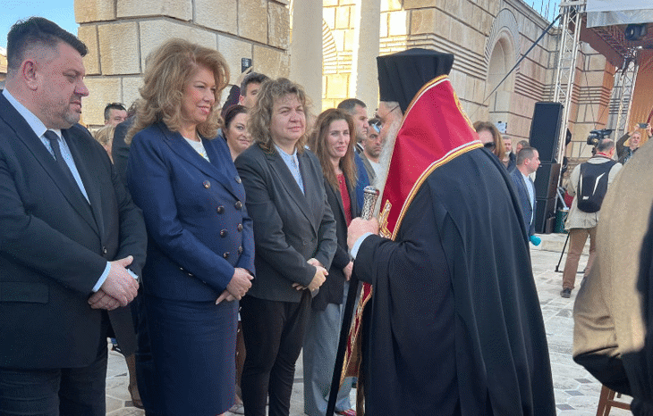 Наталия Киселова в Плиска: Годишнината от покръстването на българския народ е сериозен повод за размисъл, тъй като цар Борис-Михаил взема решение, което променя хода на историята за България като държава