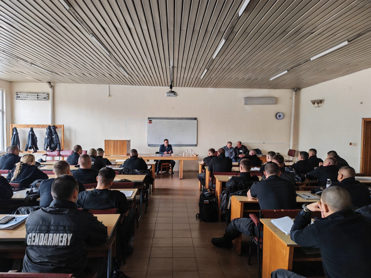 Прокурори от Районна прокуратура-Стара Загора проведоха учебно занятие в Центъра за специализация и професионална подготовка при Академията на МВР в гр. Казанлък