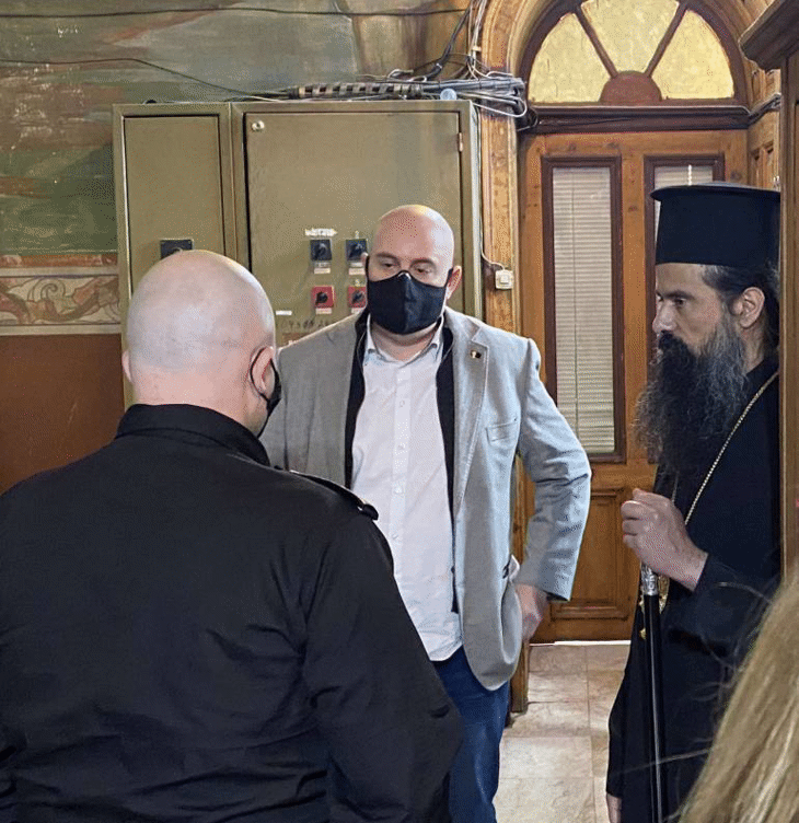 Главният прокурор Иван Гешев разговаря с Видинския митрополит Даниил