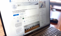 Конституционният съд на Република България с официална страница в LinkedIn КС