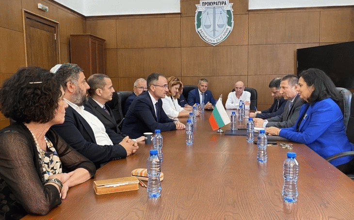 Acting Prosecutor General Borislav Sarafov met with representatives of the Jewish community in Bulgaria