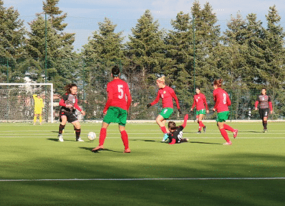 Женският национален отбор премери сили с Албания в контрола