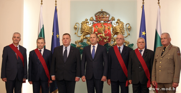 Висши офицери от запаса бяха удостоени с орден „За военна заслуга“ - I степен