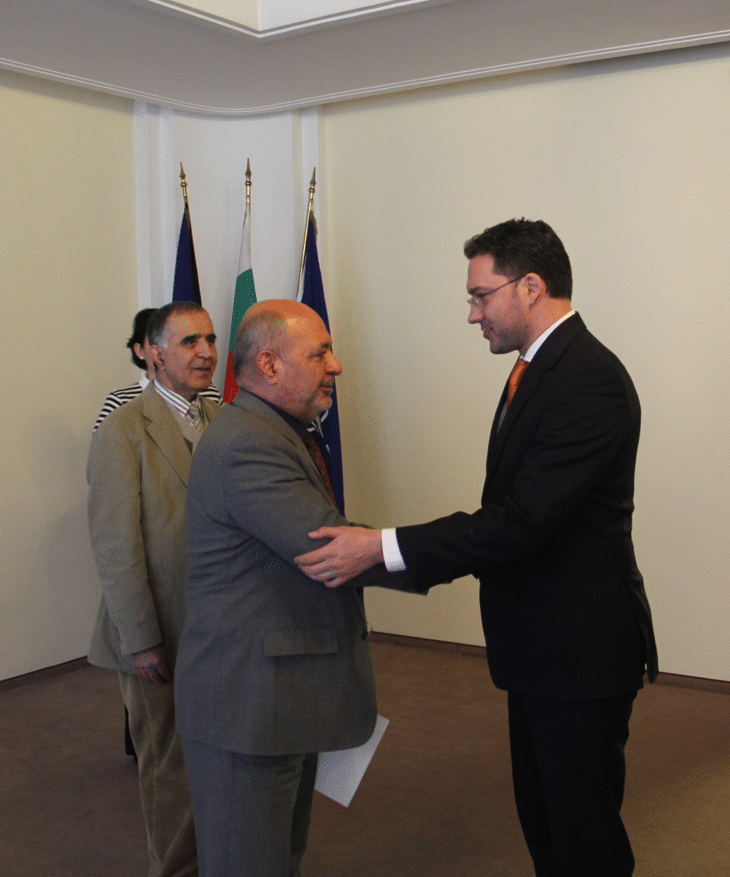 Среща на министър Даниел Митов с временно управляващия посолството на Ислямска република Афганистан