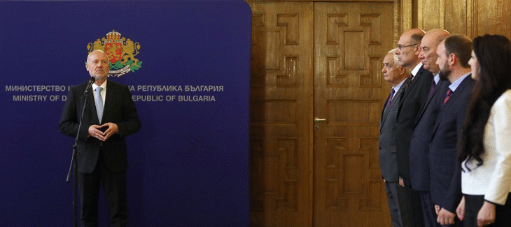 Министърът на отбраната Тодор Тагарев представи приоритетните области за планиране на отбраната и развитието на въоръжените сили