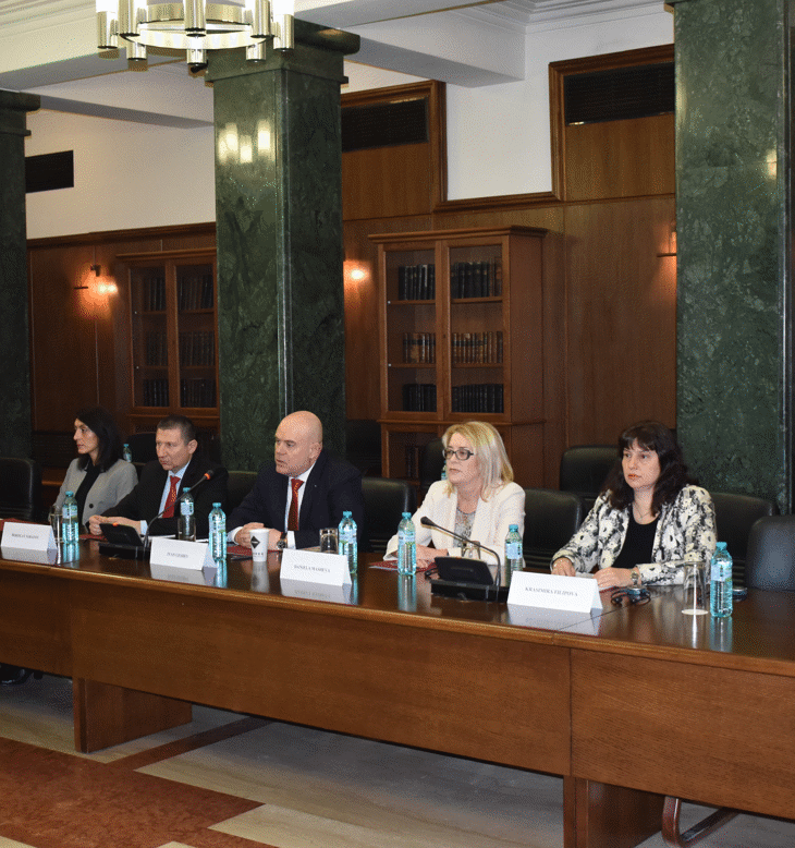 The leadership of the Prosecutor's Office of the Republic of Bulgaria held a meeting with MEPs from the Group of European Reformists and Conservatives (ECR) in the European Parliament