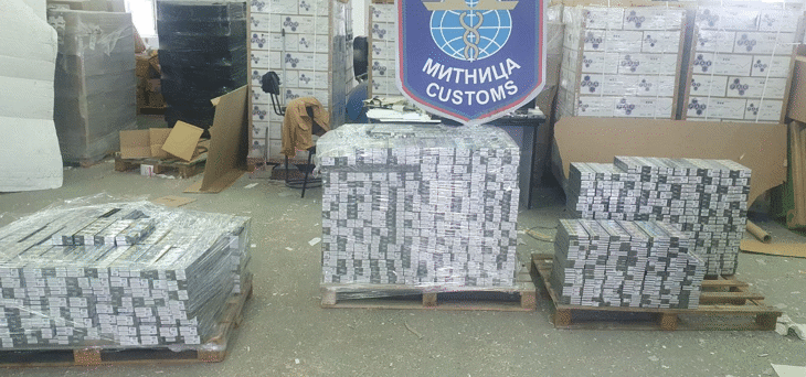 Над 390 000 къса цигари задържаха митническите служители на ТД Митница Русе
