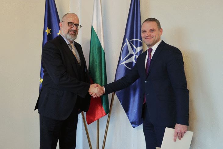 Заместник-министър Николай Бериевски прие копията на акредитивните писма на посланика на Исландия в България Н.Пр. Фридрик Йонсон