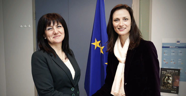 Председателят на Народното събрание Цвета Караянчева проведе работна среща с българския еврокомисар, отговарящ за цифровата икономика и цифровото общество Мария Габриел
