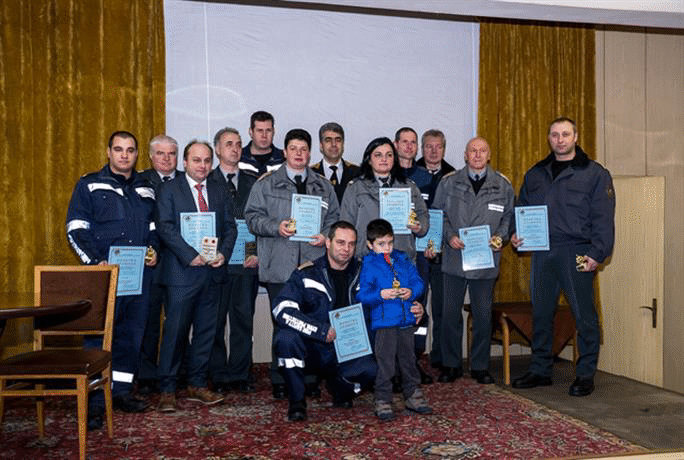Наградиха най-добрите софийски огнеборци за 2016 година