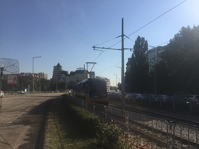 Започна ремонт на пътното платно на бул. “България“, възстановено е движението на трамвай № 7