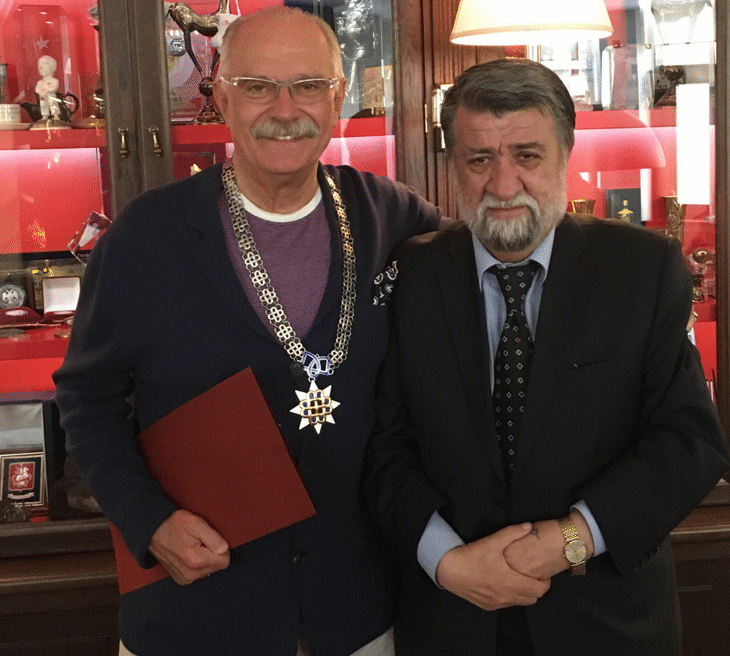 Вежди Рашидов Награди Със „Златен Век” Никита Михалков