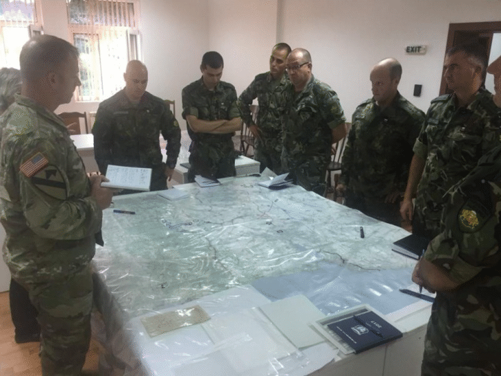 Съвместна българо-американска щабна тренировка