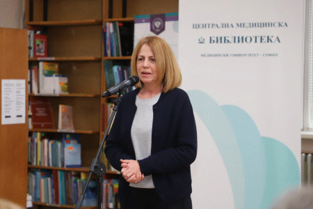 Кметът Фандъкова присъства на откриването на нова творческа зала за студенти и преподаватели в Медицинския университет