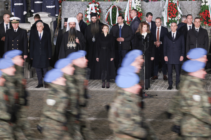 Председателят на Народното събрание Рая Назарян и народни представители присъстваха на тържествената заря-проверка в столицата по повод Националния празник на България – 3 март