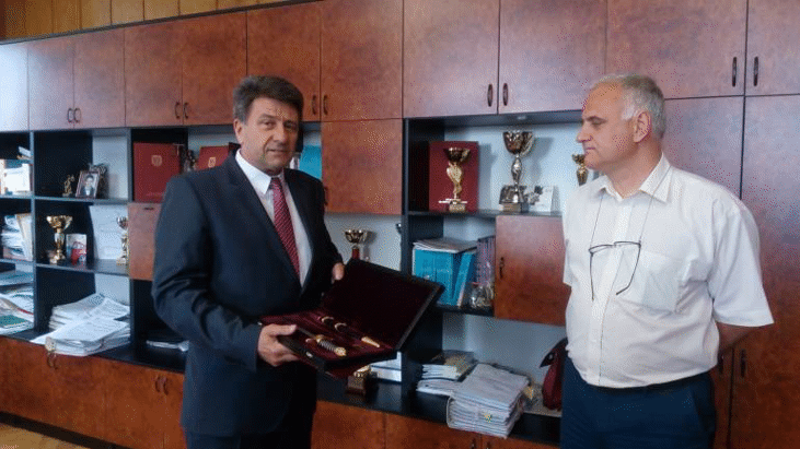 Емил Денев получи отличие „Кортик на Прокуратурата на Р. България“ от Главния прокурор Сотир Цацаров