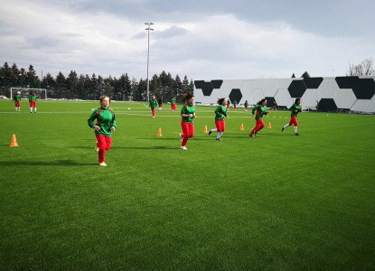 Девойките до 17 години стартираха подготовка в Националната футболна база