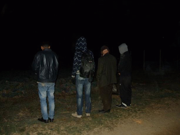 Гранични полицаи от ГПУ-Петрич задържаха четирима чужденци на българо-гръцката граница
