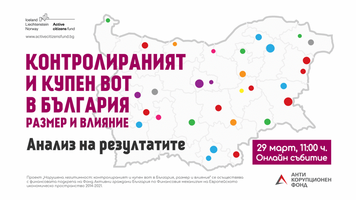 До 2554 избирателни секции са с риск от контролиран и купен вот според изследване на АКФ