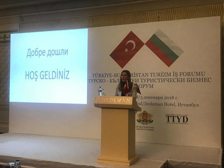 Министър Ангелкова на двустранен бизнес форум за туризъм в Истанбул: Планираме визити на инвеститори с интерес за вложения в България