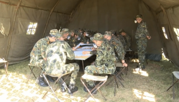 Курсанти от Националния военен университет провеждат подготовка по разгръщане на военно-полева болница и изхранване на 400 човека