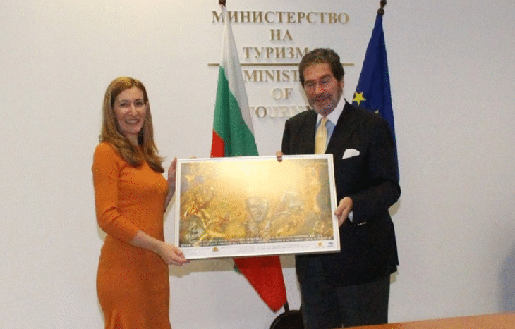 Министър Ангелкова проведе двустранна среща с генералния секретар на ОЧИС Майкъл Христидес